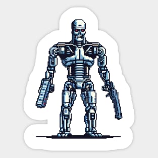 The Terminator 8Bit Sticker